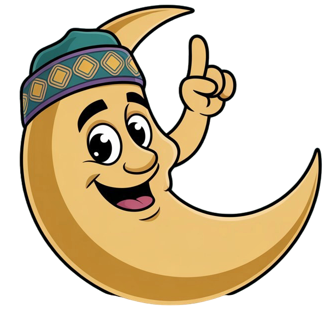 Noori the mascot — point