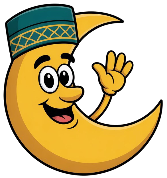 Noori the mascot — wave